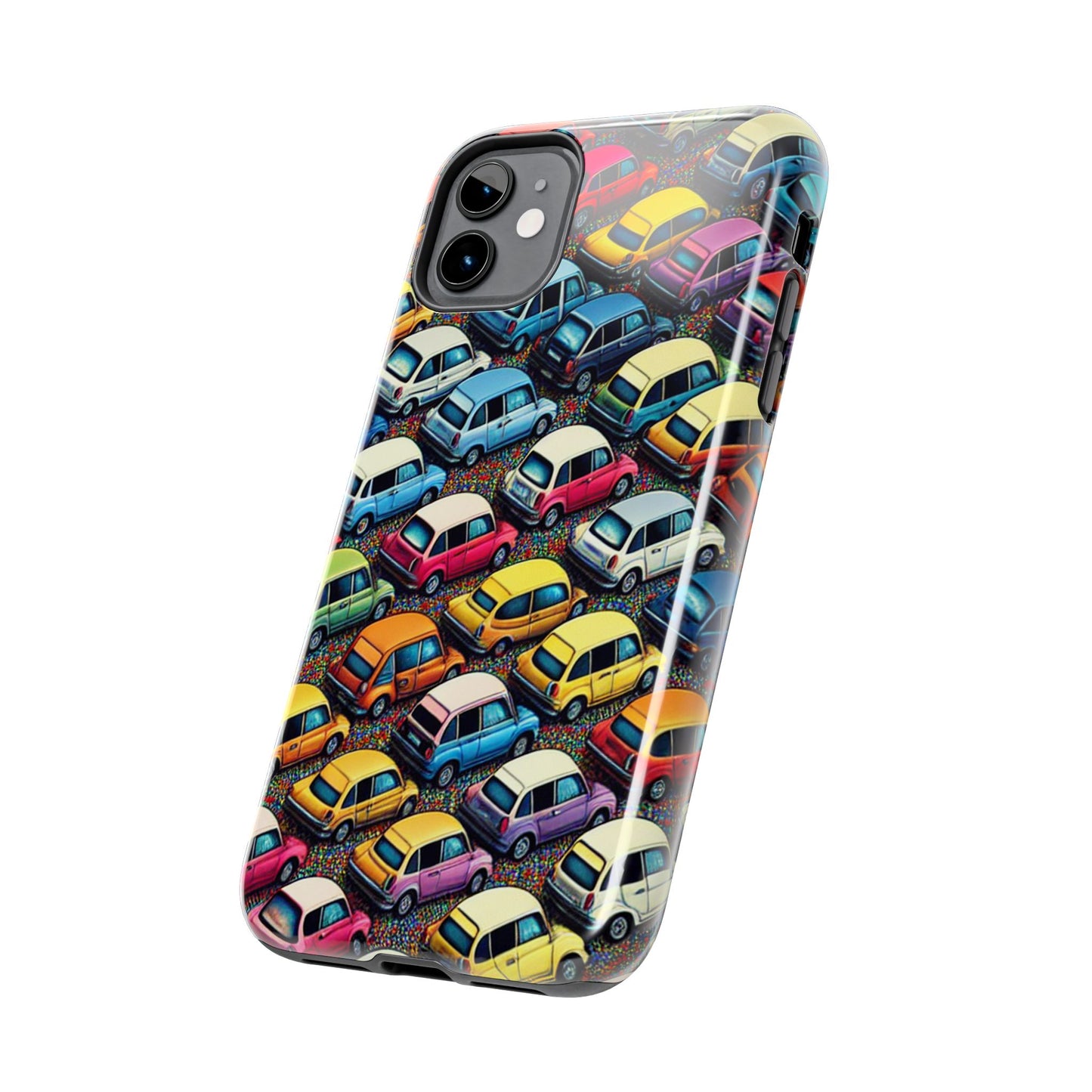 Car Phone Case - City Traffic Pattern Design - for iPhone