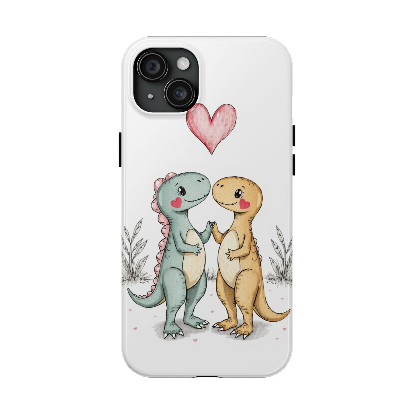 Dino Couples - Tough Phone Case for iPhone