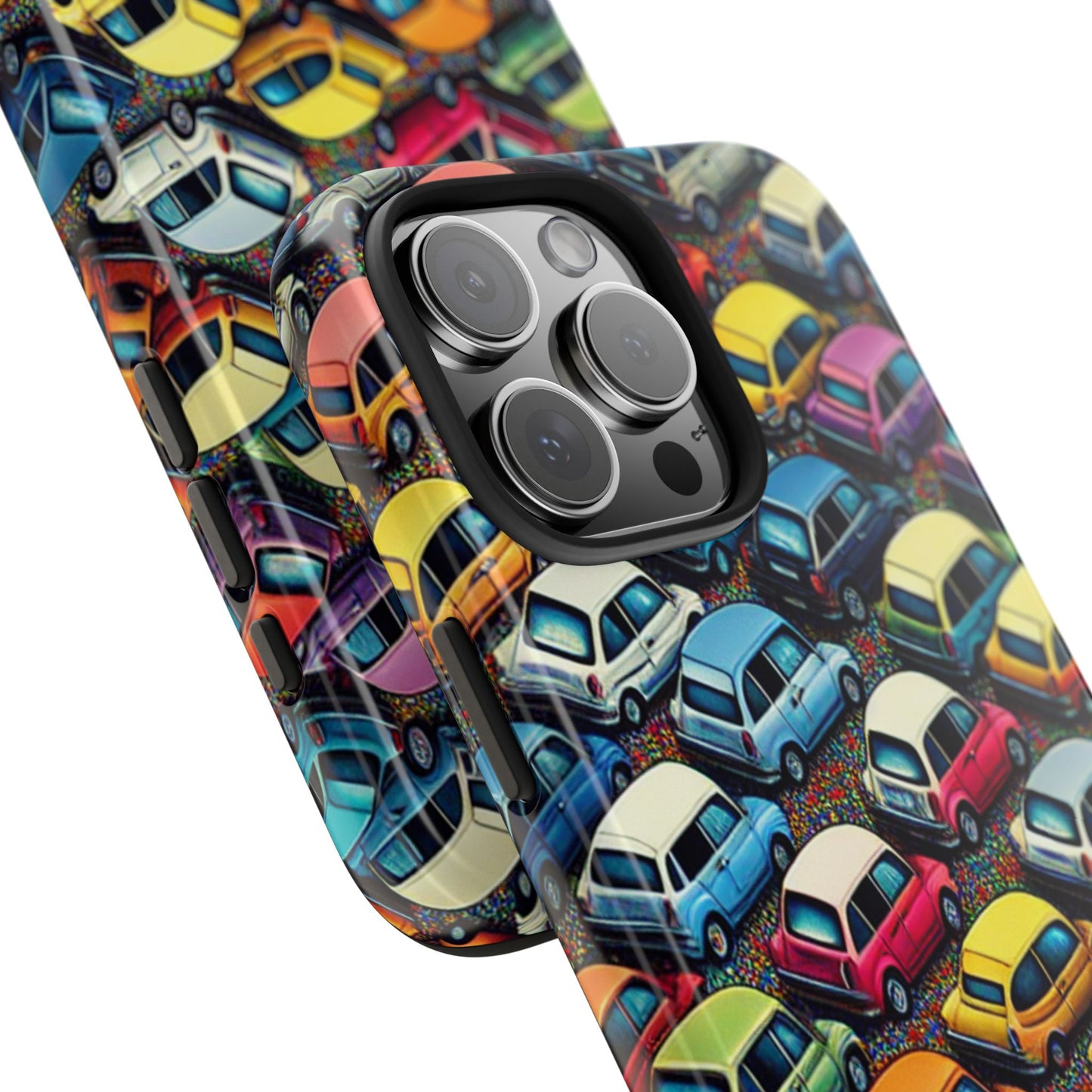 Car Phone Case - City Traffic Pattern Design - for iPhone