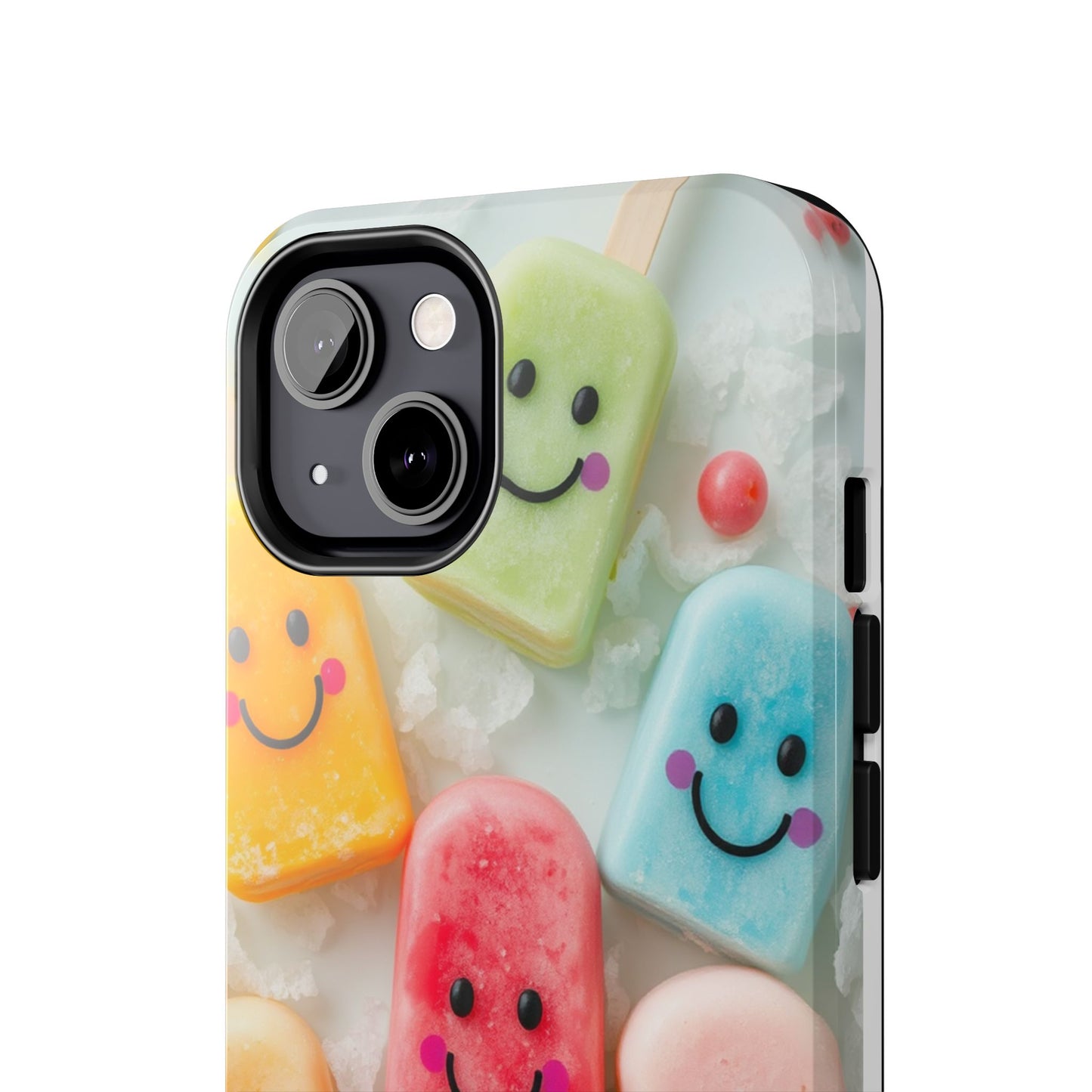 Cute Smile Popsicle Tough Phone Case - Fun Protection for Your Device