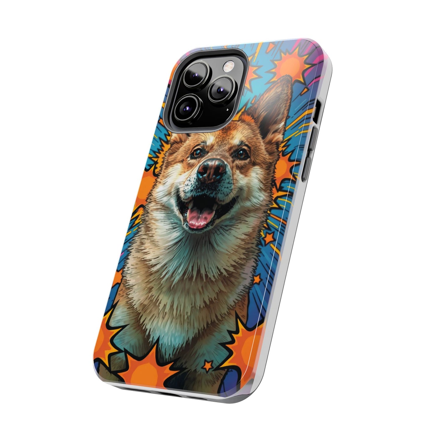 Vibrant Corgi Tough Phone Case - Fun Design for Pet Lovers