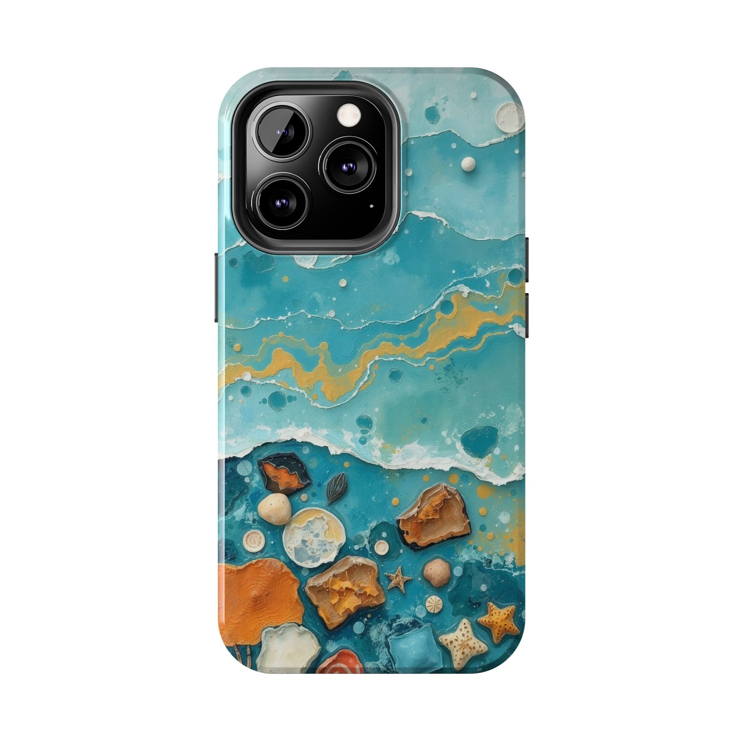 Ocean-Inspired Tough Phone Cases - Coastal Beach Vibe, Easy Accessory for Beach Lovers