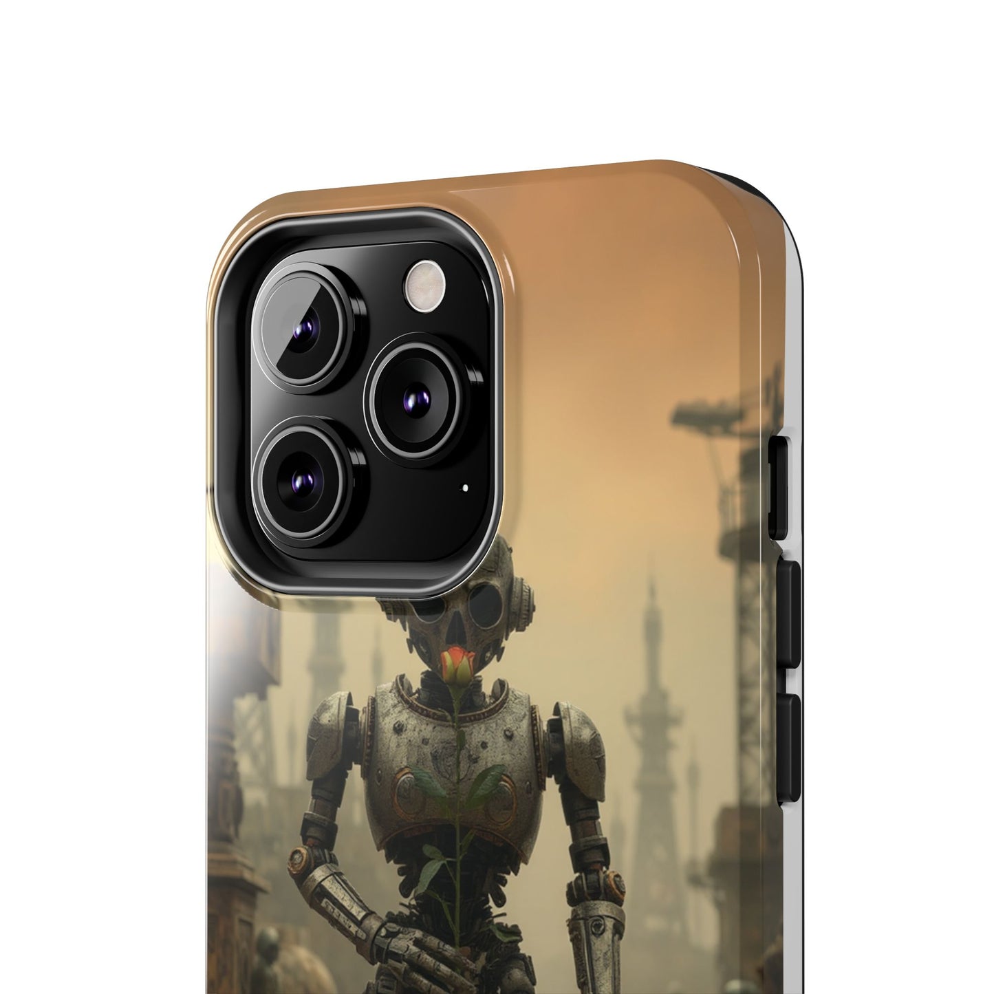 Robotic Sentinel Tough Phone Case - Durable Protector for Sci-Fi Lovers