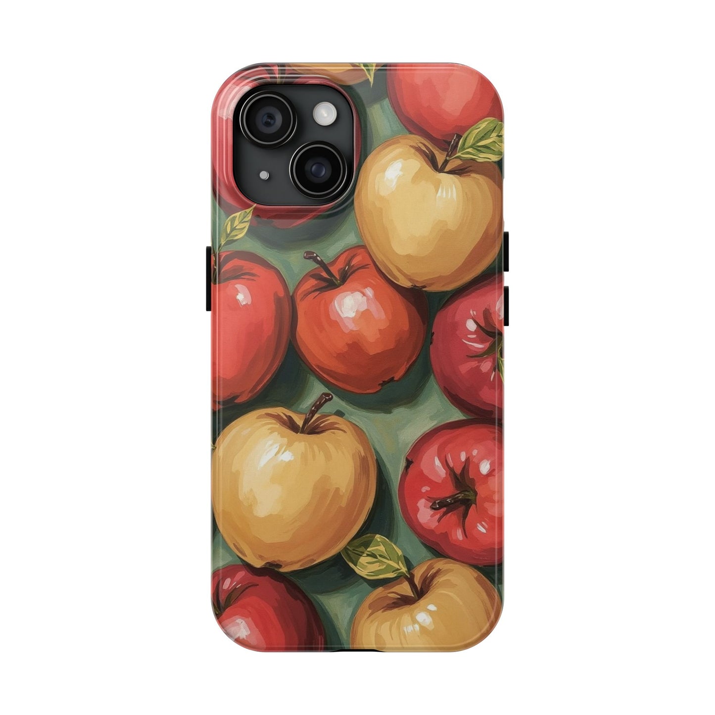 Colorful Painted Apples Art Tough Phone Case - Durable & Stylish Protection - for iPhone