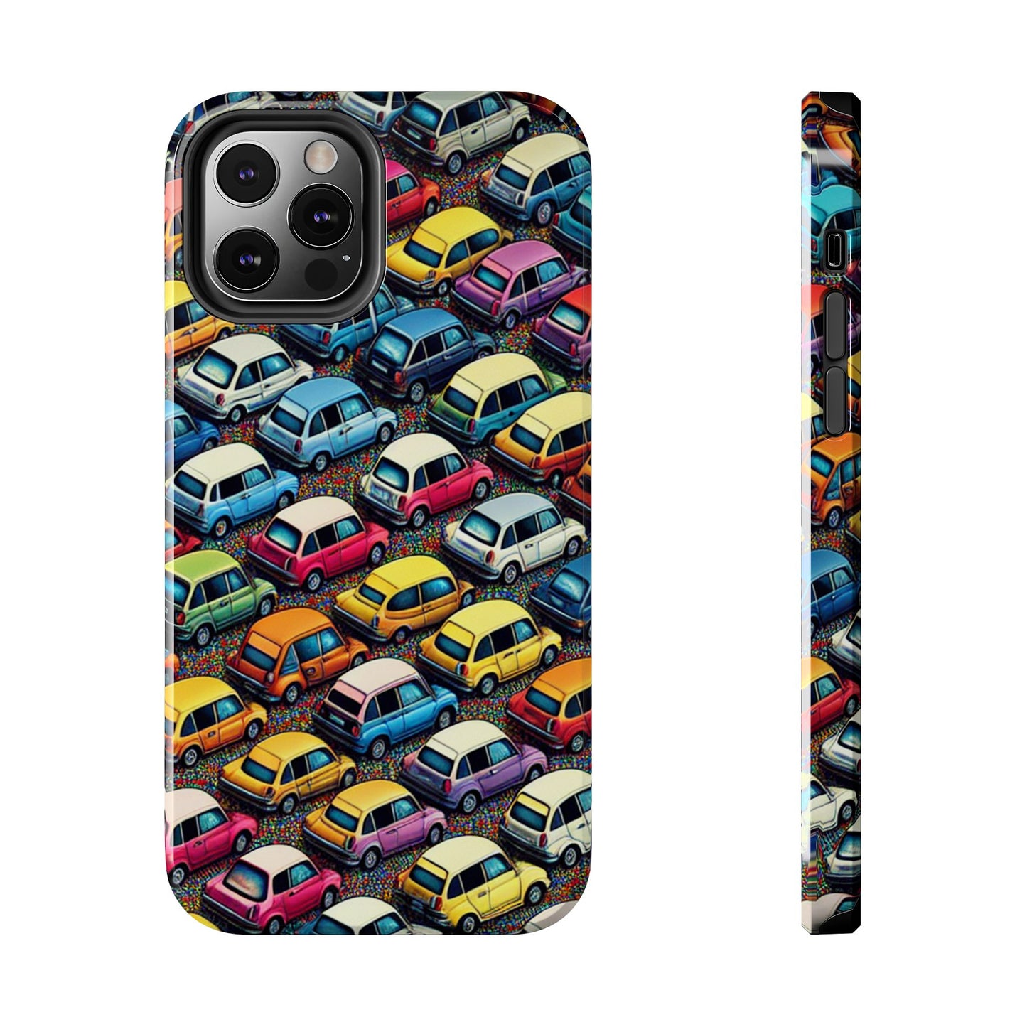 Car Phone Case - City Traffic Pattern Design - for iPhone