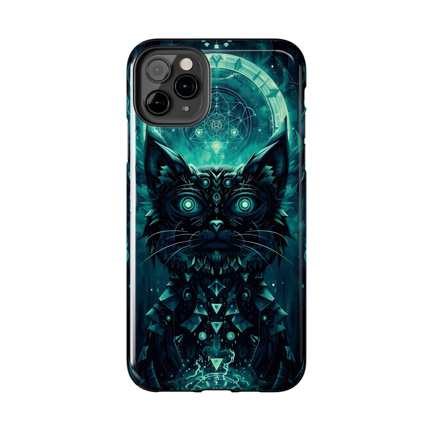 Mystical Dark Cat Phone Case - Tough Protective Cover for Cat Lovers - for iPhone