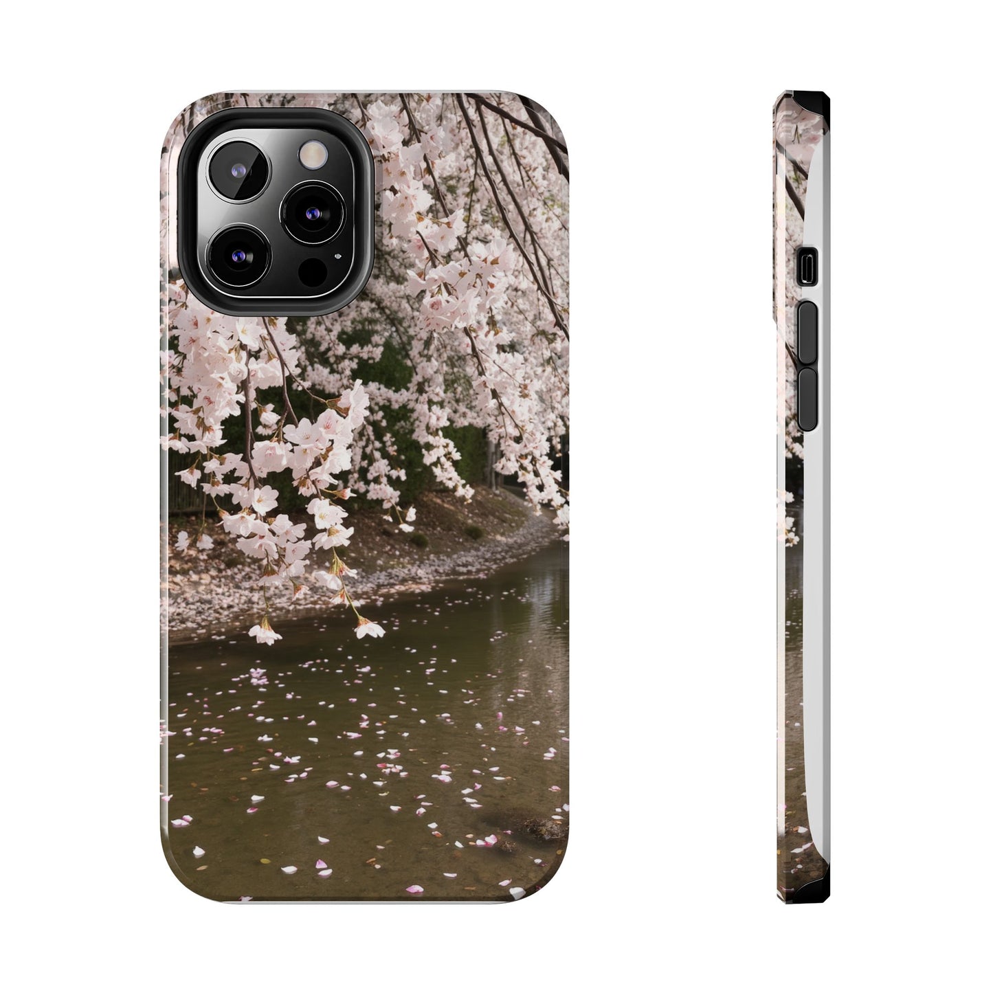 Cherry Blossom Tough Phone Cases - Durable Protection with Floral Serenity
