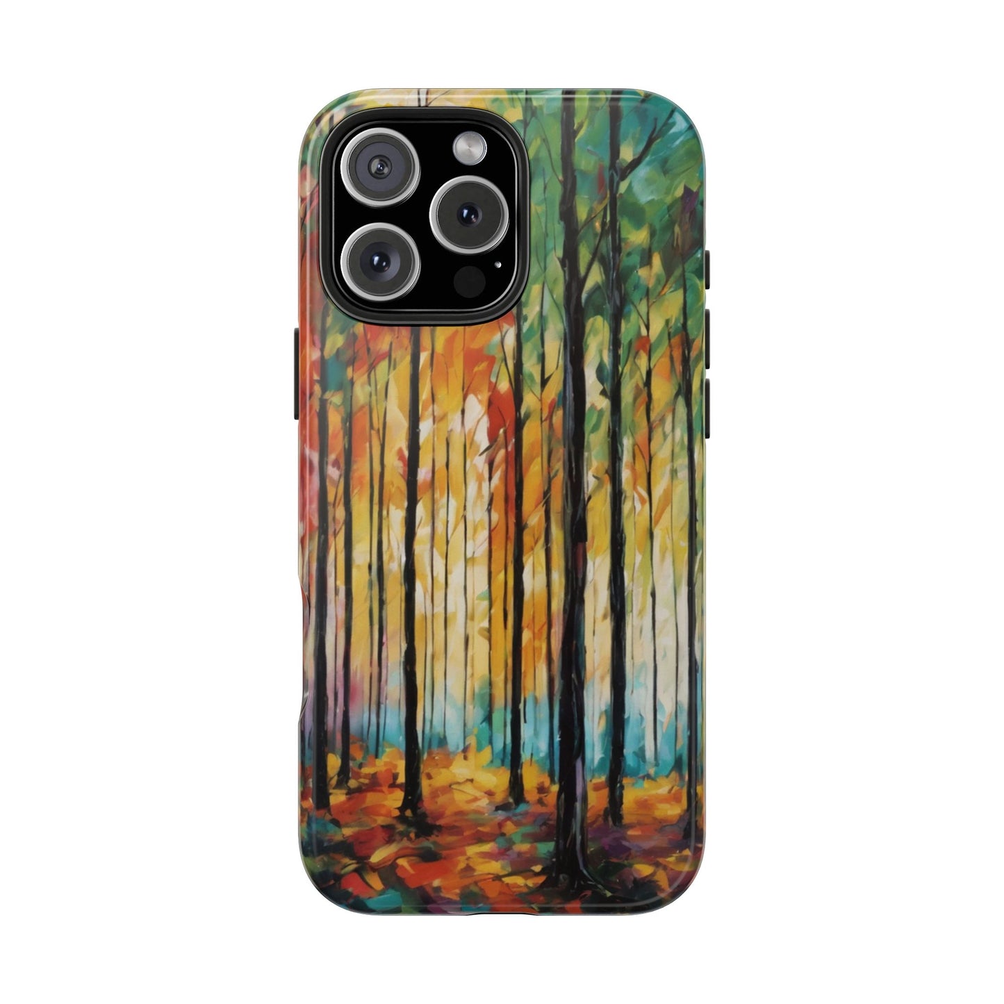 Autumn Forest Tough Phone Case - Colorful Nature Design - for iPhone