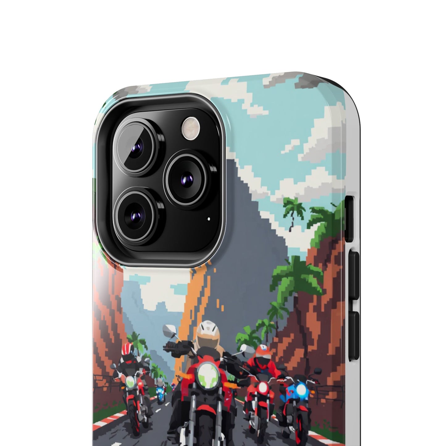 Retro Biker Tough Phone Case - Perfect for Motorcycle Lovers