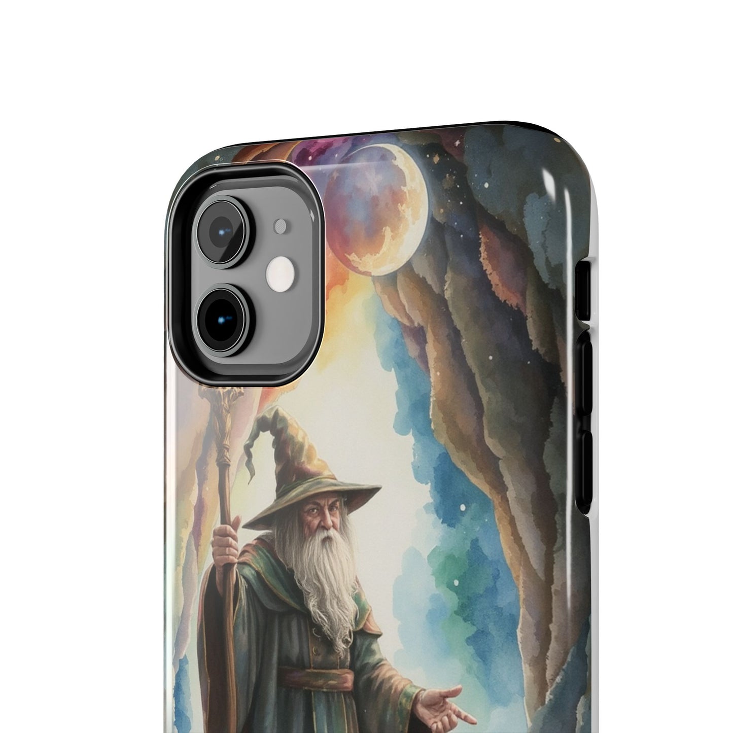 Magical Wizard Phone Case - Tough, Durable Phone Cover for Fantasy Lovers, Geek Gift, Unique Design, Celestial Phone Accessory
