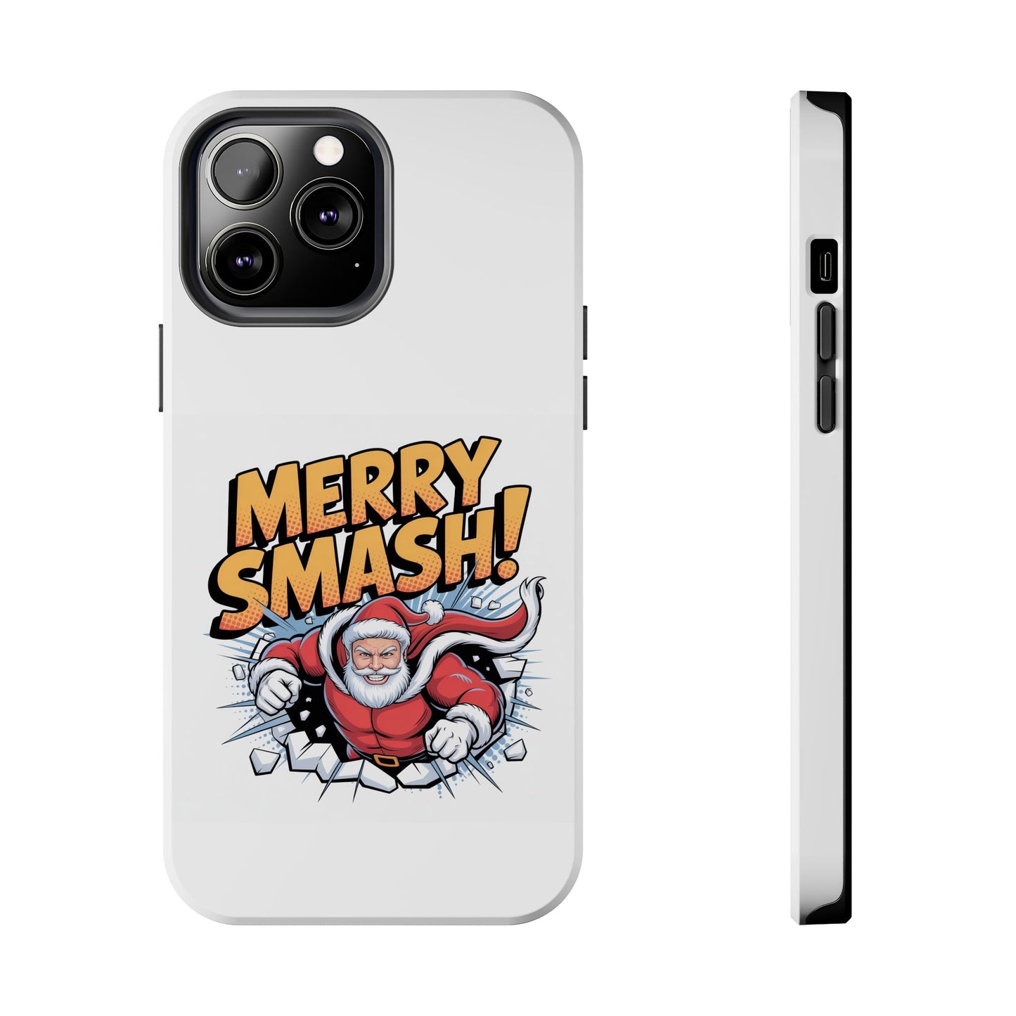 Santa Merry Smash Phone Case