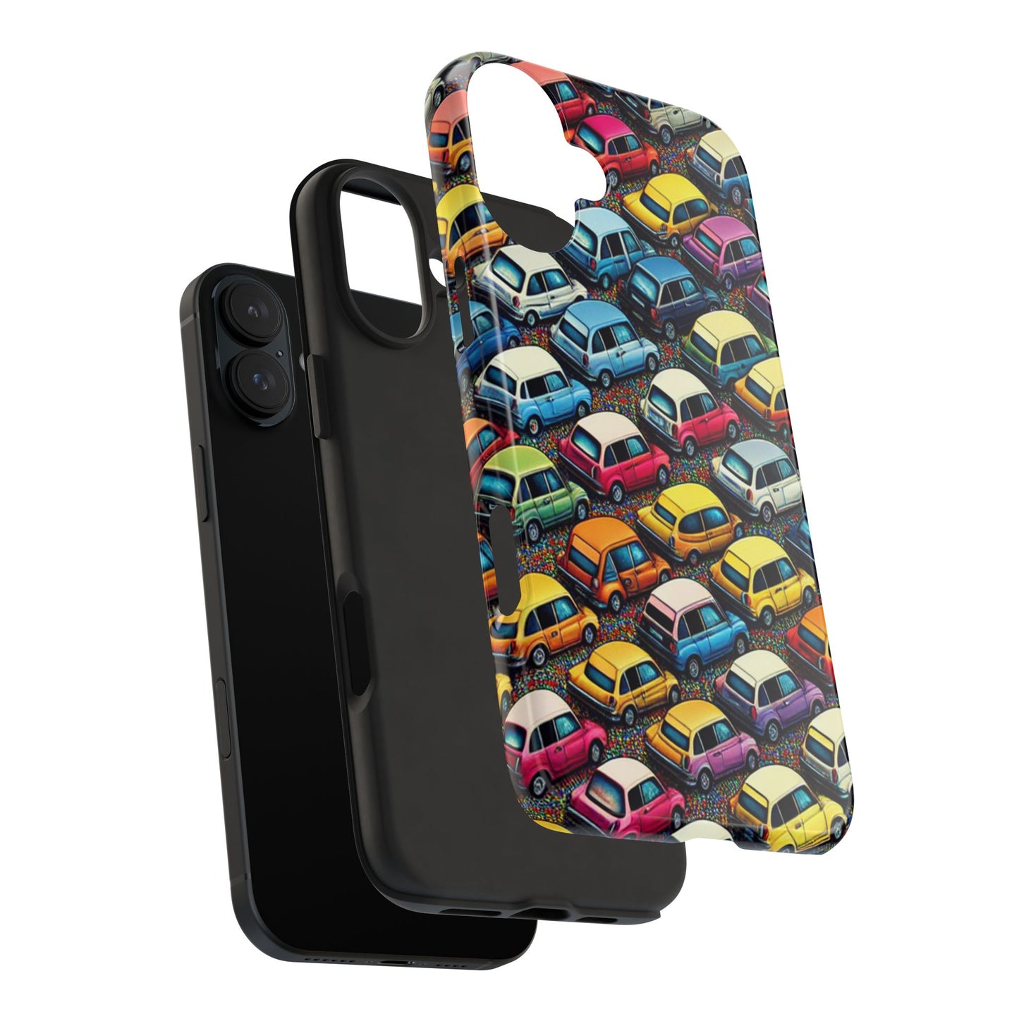 Car Phone Case - City Traffic Pattern Design - for iPhone