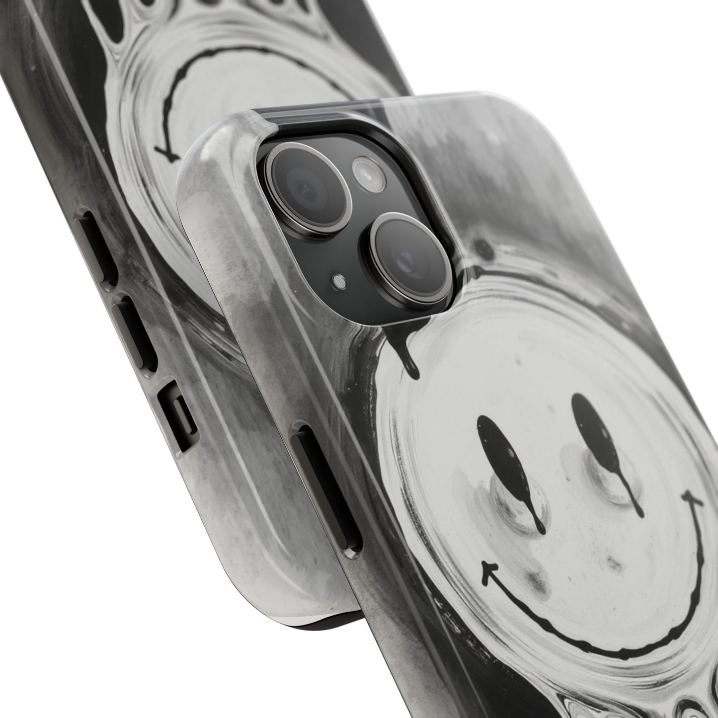 Dripping Smiley Tough Phone Case - Stylish & Durable Protection