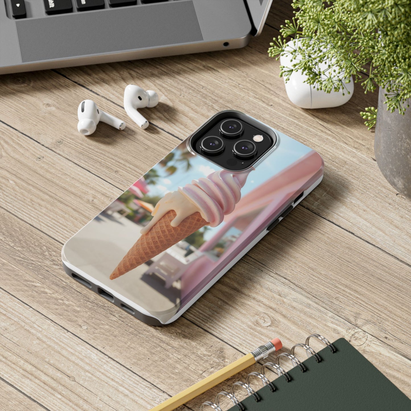 Ice Cream Cone Phone Case – Tough and Stylish Protection