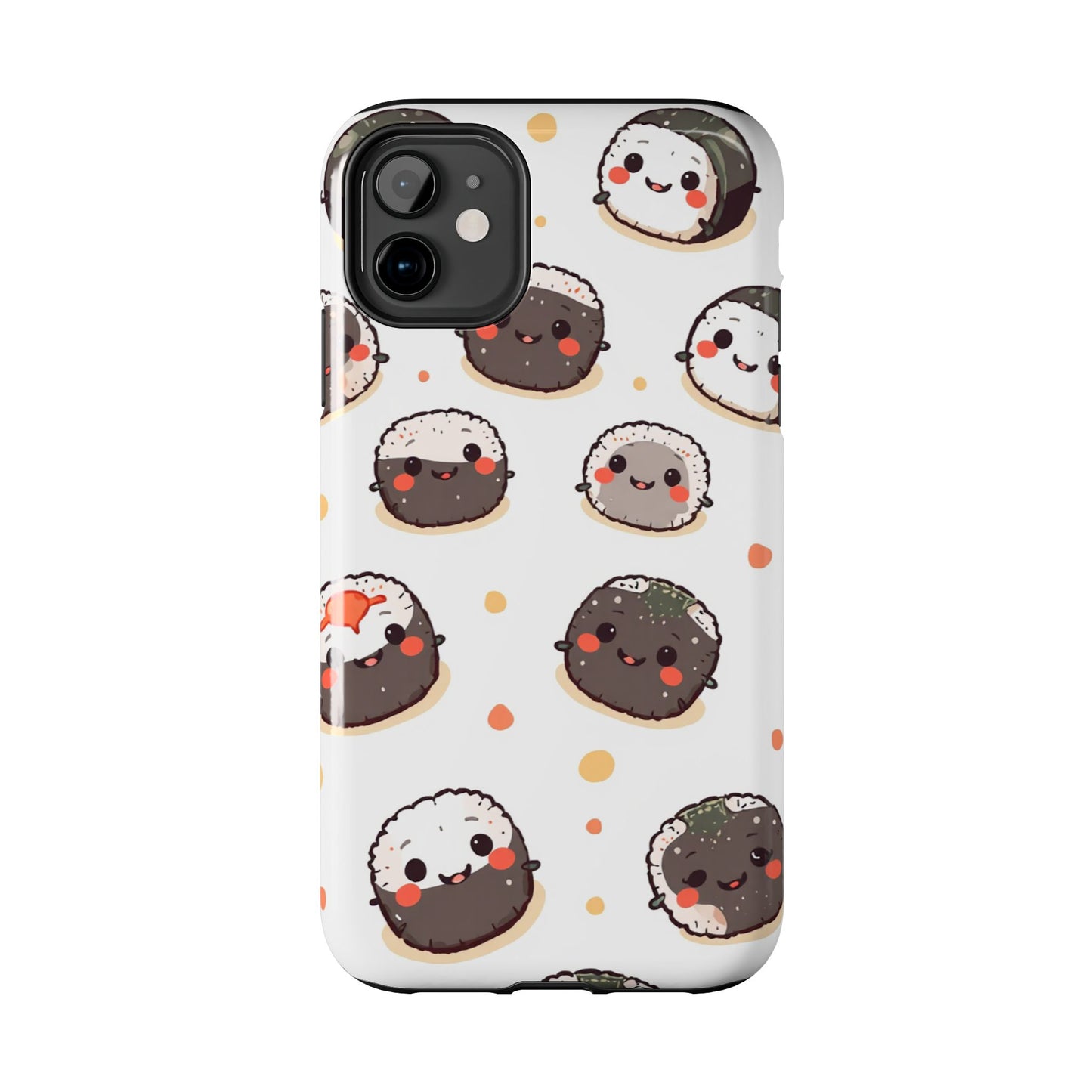 Cute Sushi Tough Phone Case - Kawaii Design for Food Lovers