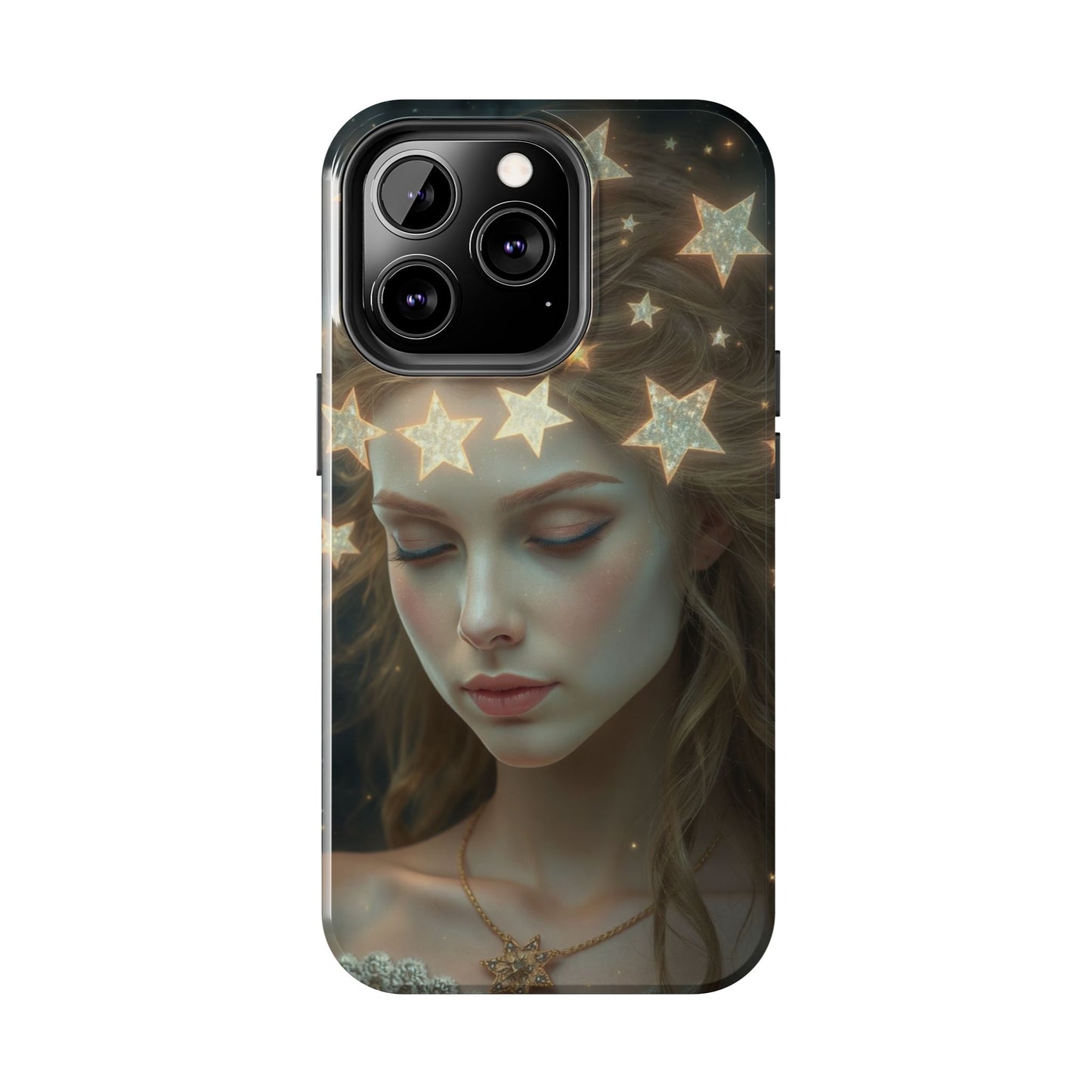 Celestial Dream Tough Phone Case - Artistic Starry Design for Style Enthusiasts