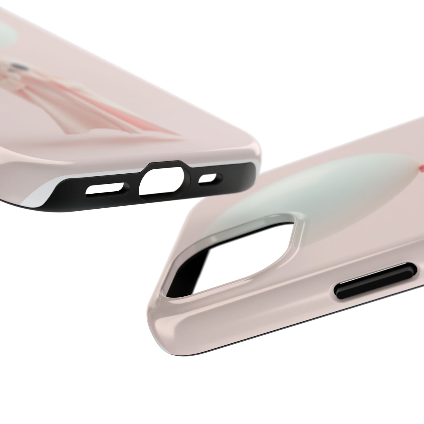 Cute Ghost Phone Case with Balloon - Tough Protection for Spooky Vibes