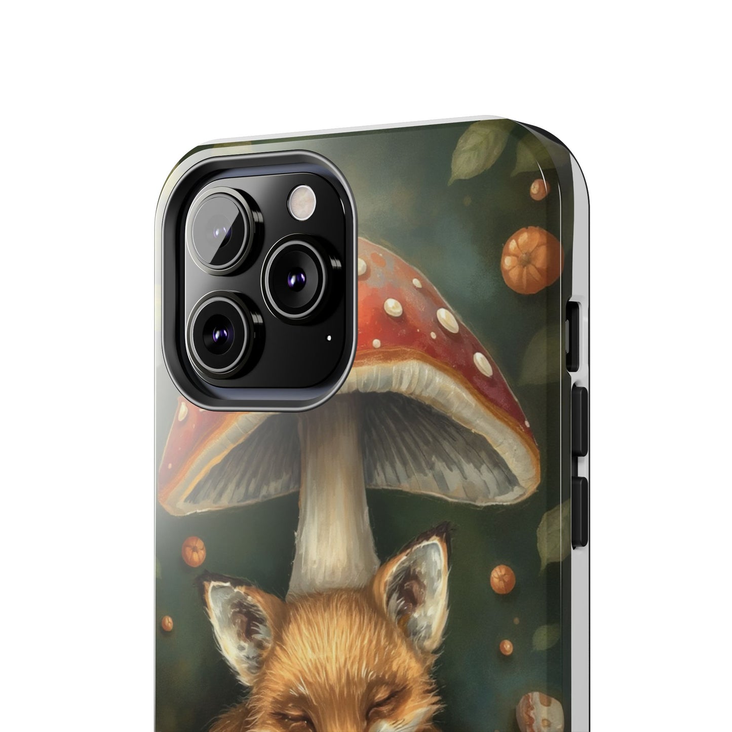 Cute Fox & Mushroom Phone Case - Tough Protective Cover
