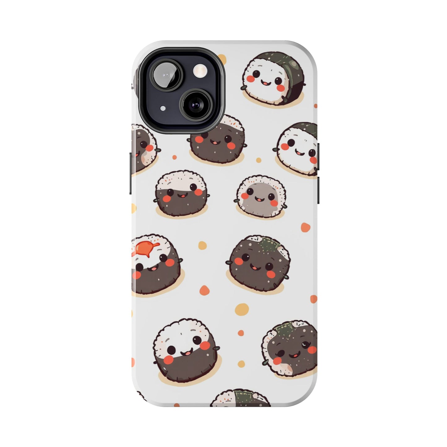 Cute Sushi Tough Phone Case - Kawaii Design for Food Lovers