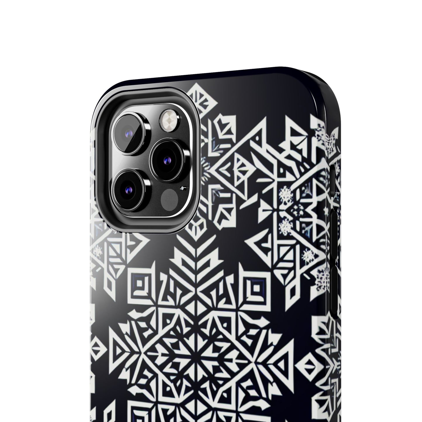 Winter Wonderland Tough Phone Case - Digital Snowflake - for iPhone