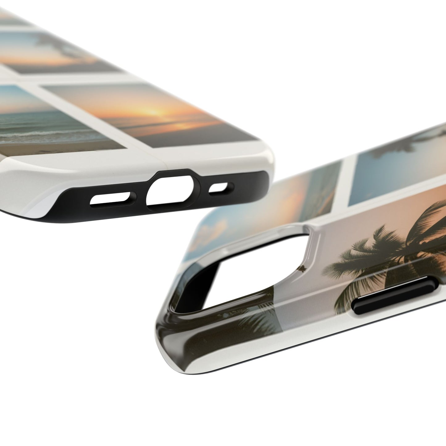 Tropical Sunset Tough Phone Case - Beach Vibes for Summer Adventures