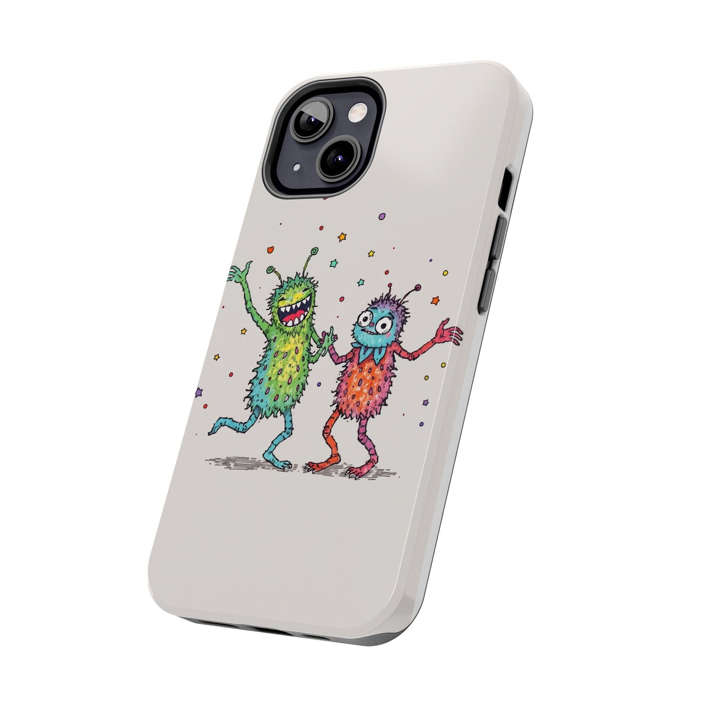 Colorful Monster Tough Phone Case - Fun and Playful Design