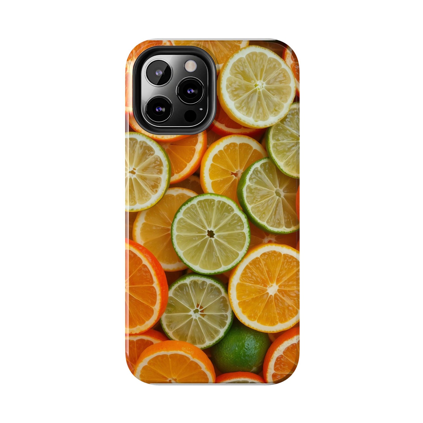 Citrus Slice Tough Phone Case – Vibrant Fruit Design for Summer Fun