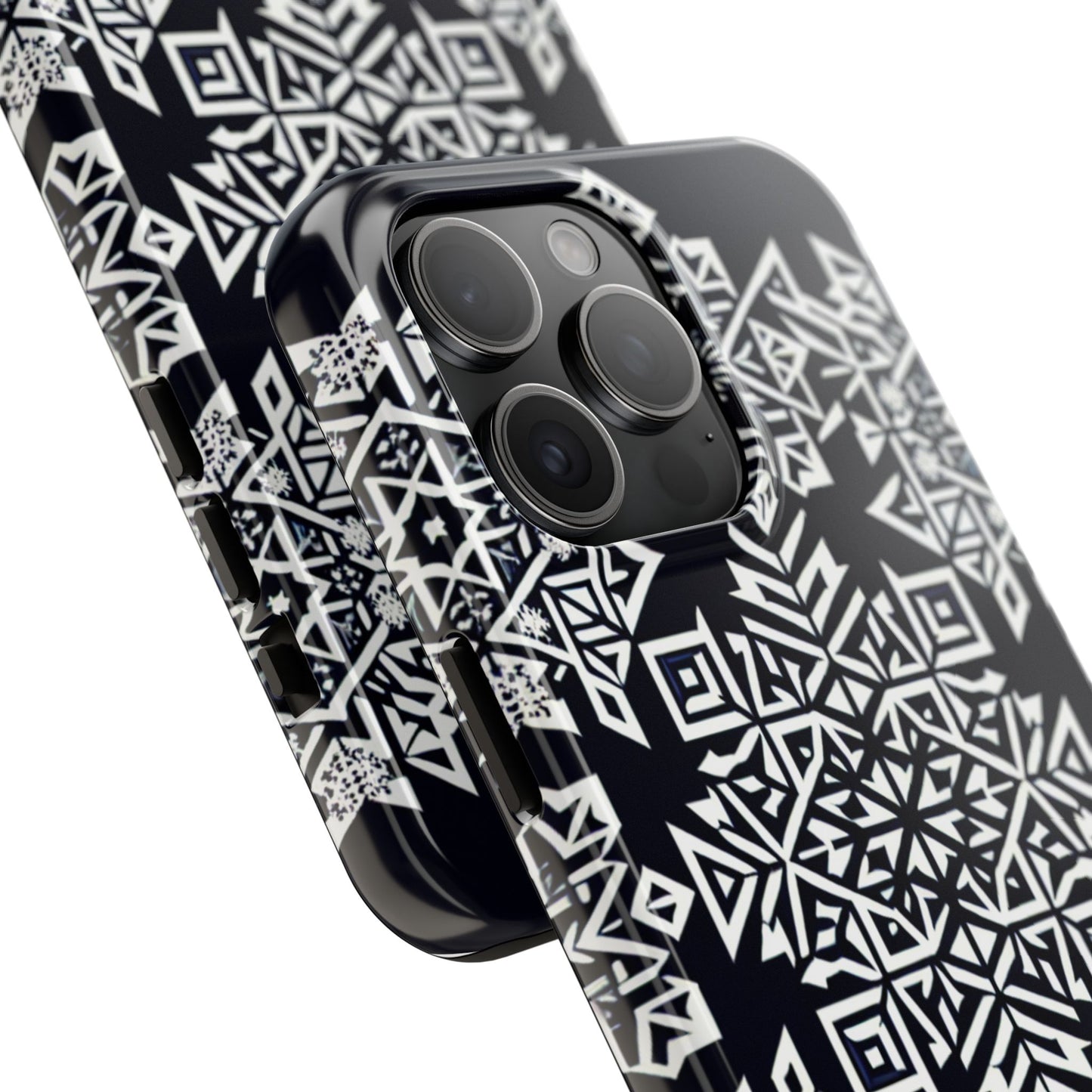 Winter Wonderland Tough Phone Case - Digital Snowflake - for iPhone