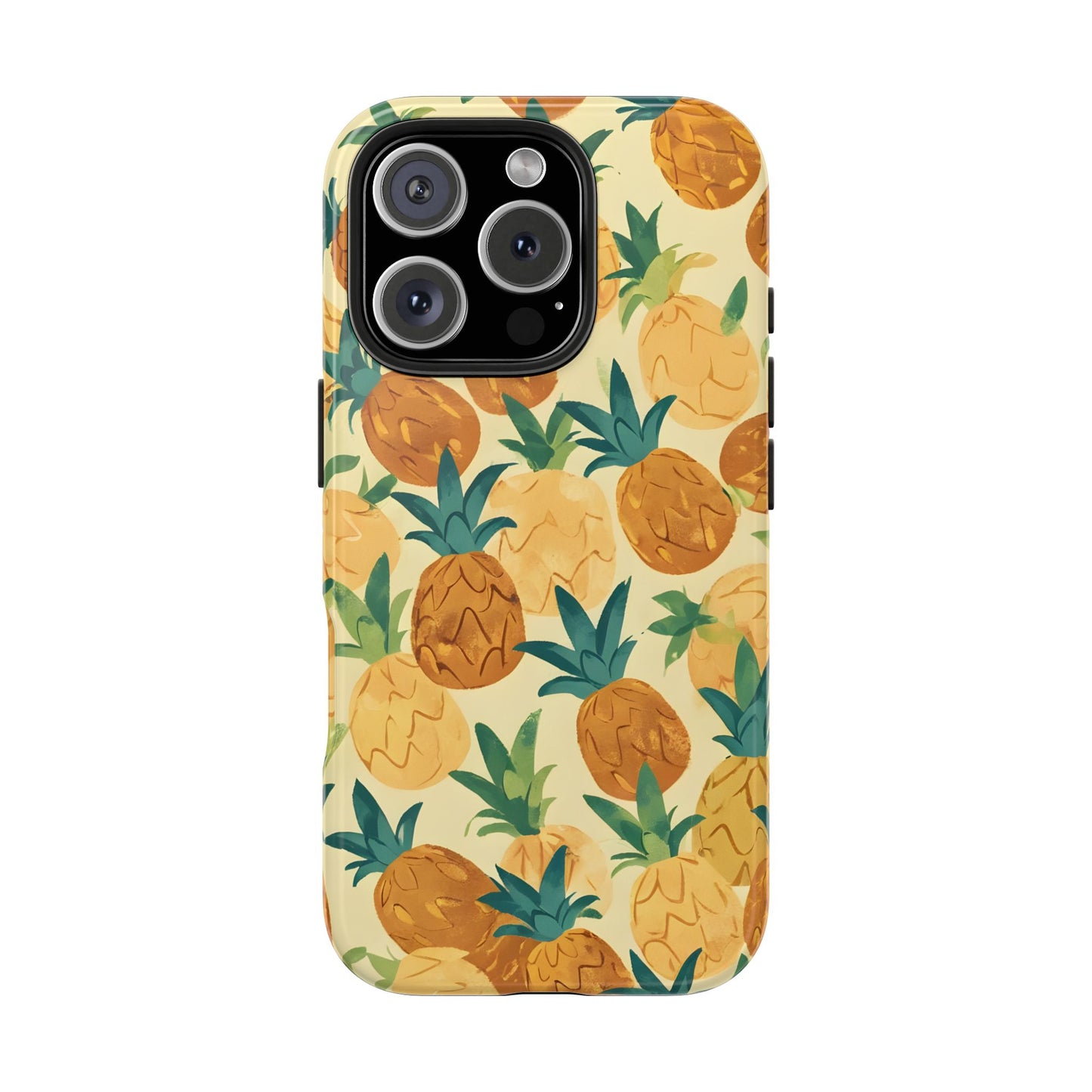 Pineapple Paradise Tough Phone Case - Durable and Stylish for Summer Vibes - for iPhone