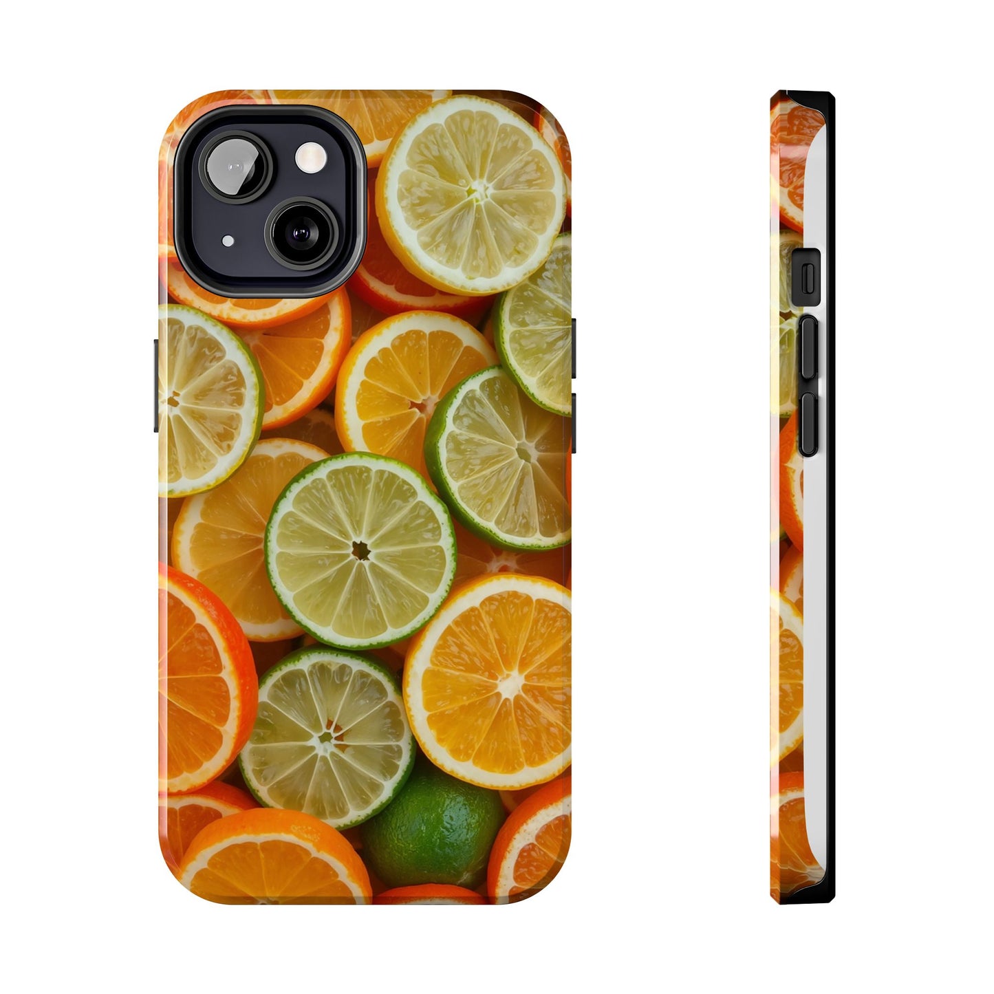 Citrus Slice Tough Phone Case – Vibrant Fruit Design for Summer Fun