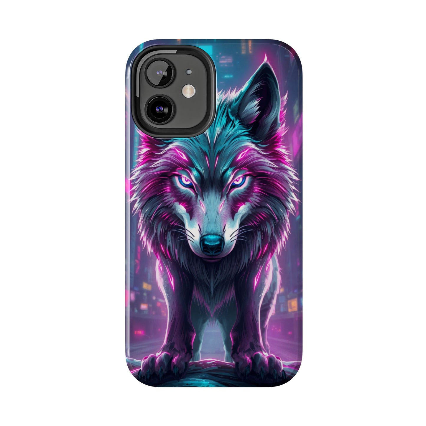Fierce Wolf Phone Case - Tough & Vibrant Design for Animal Lovers