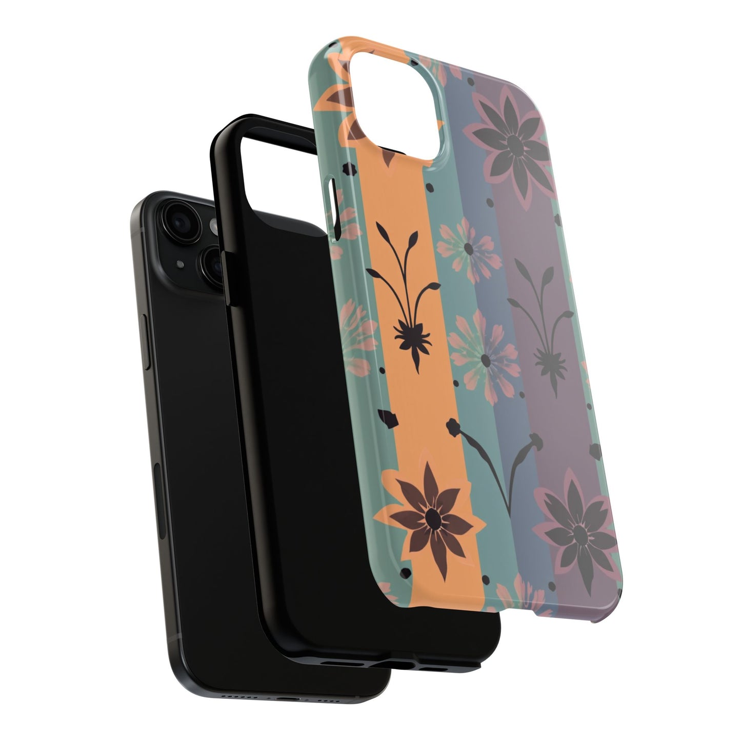 Boho Floral Tough Phone Cases - Durable & Stylish Protection - for iPhone