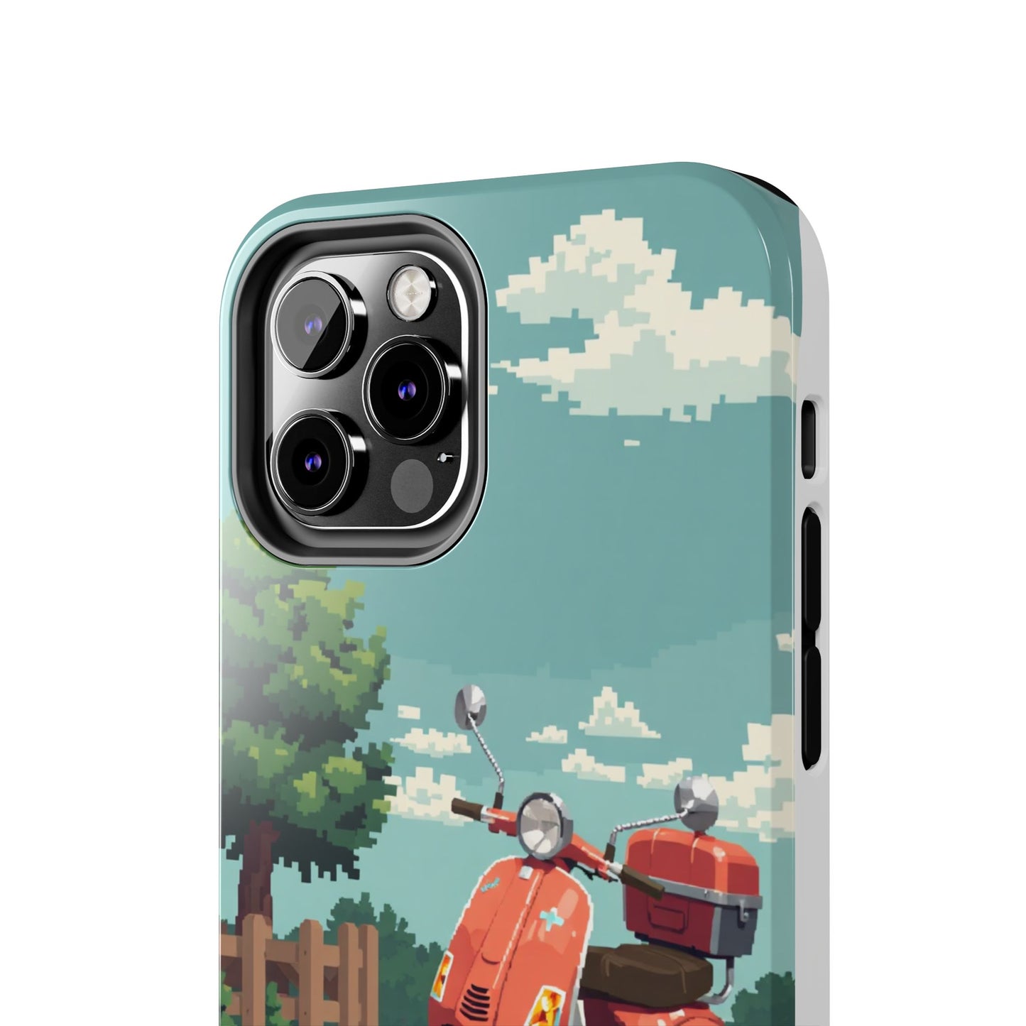 Retro Scooter Phone Case - Tough & Stylish Protection