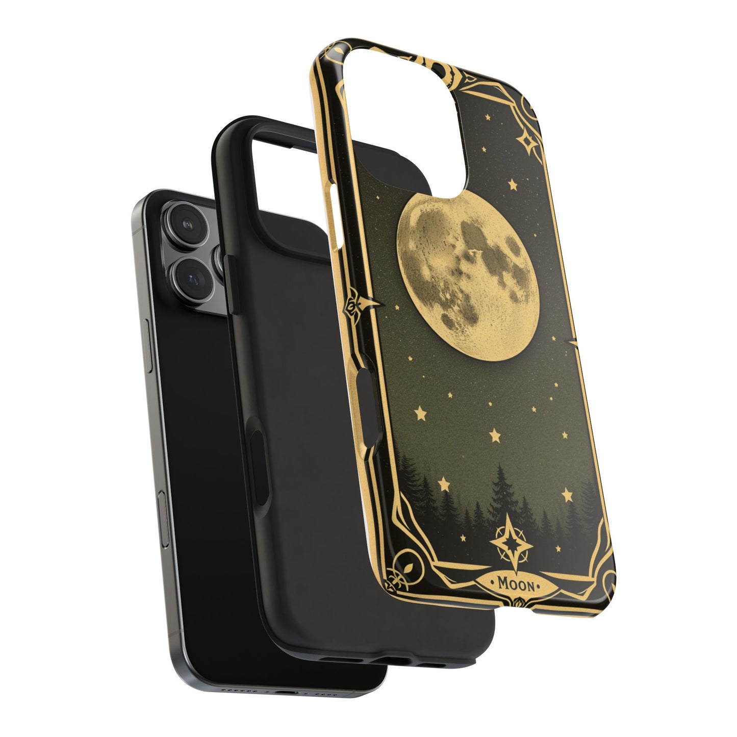 Celestial Moon Phone Case - Tough & Stylish for Star Lovers