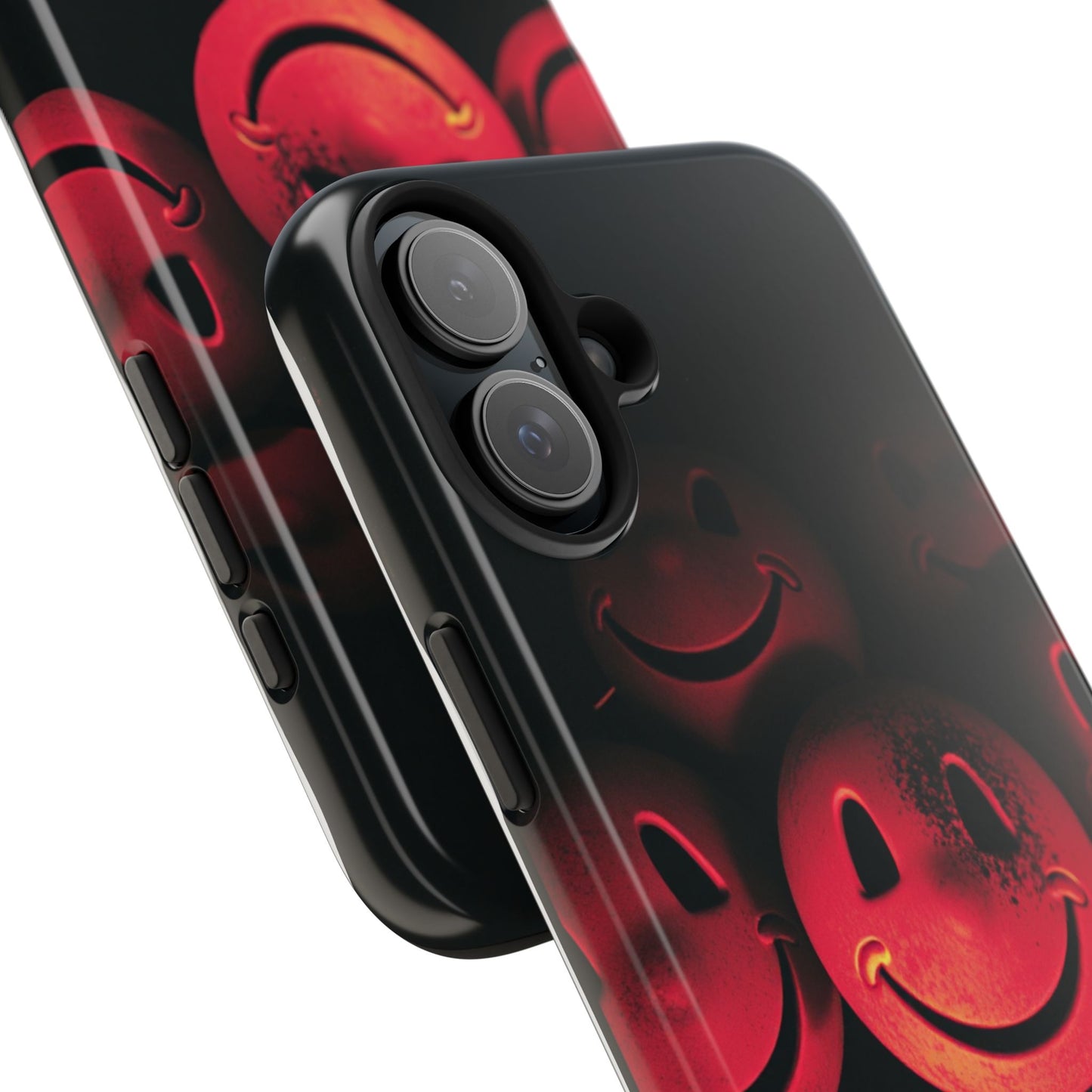 Smiley Face Tough Phone Case - Durable Protection with Fun Design