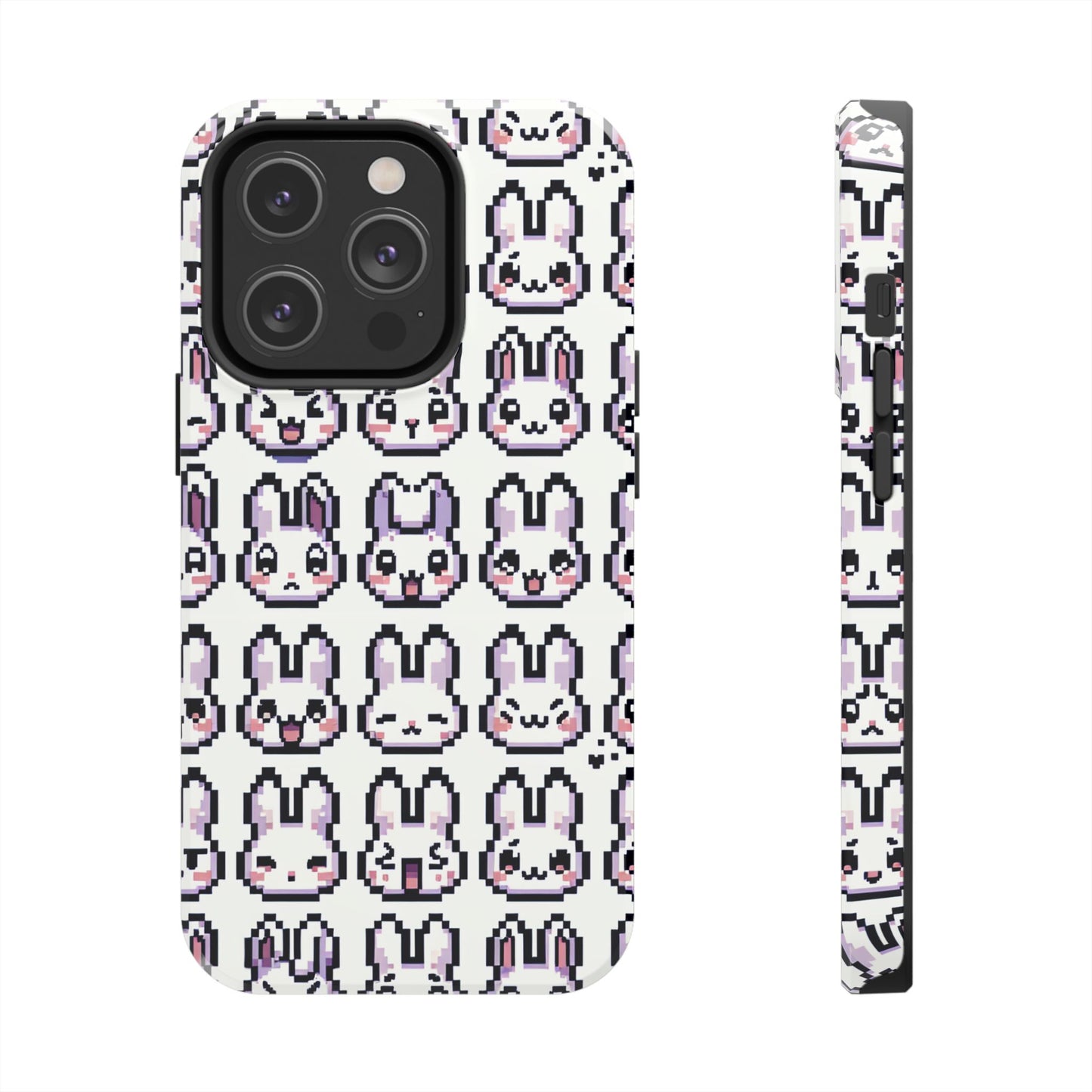 Cute Pixel Bunny Tough Phone Case - Stylish & Protective Cover for iPhone