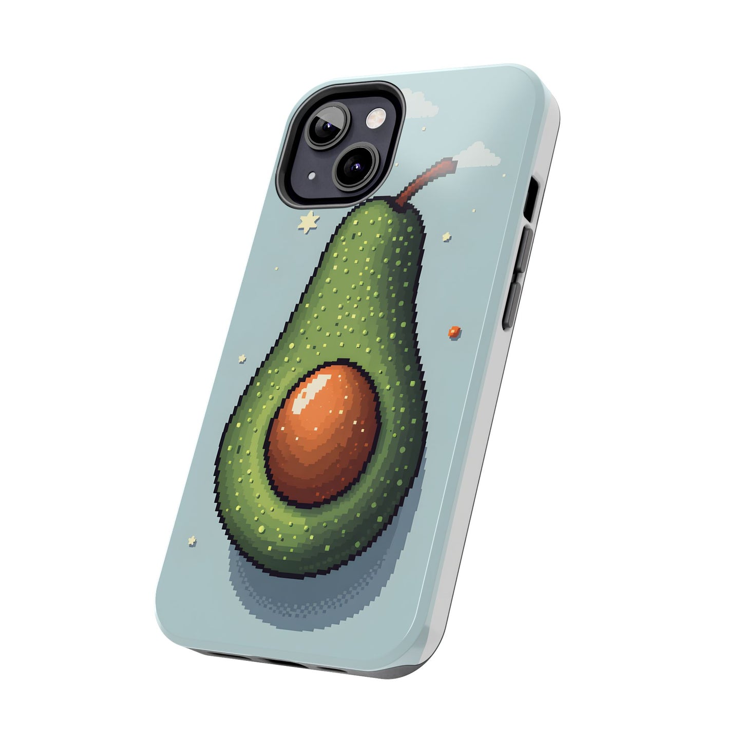 Pixel Avocado Tough Phone Case - Perfect for Foodies & Nature Lovers - for iPhone