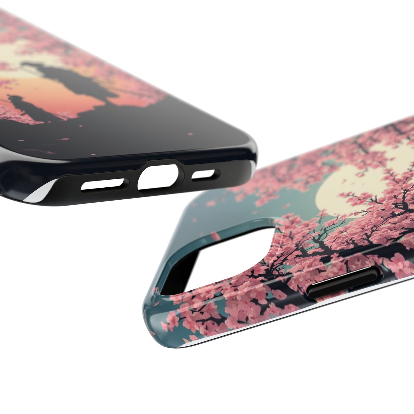 Cherry Blossom Samurai Tough Phone Case