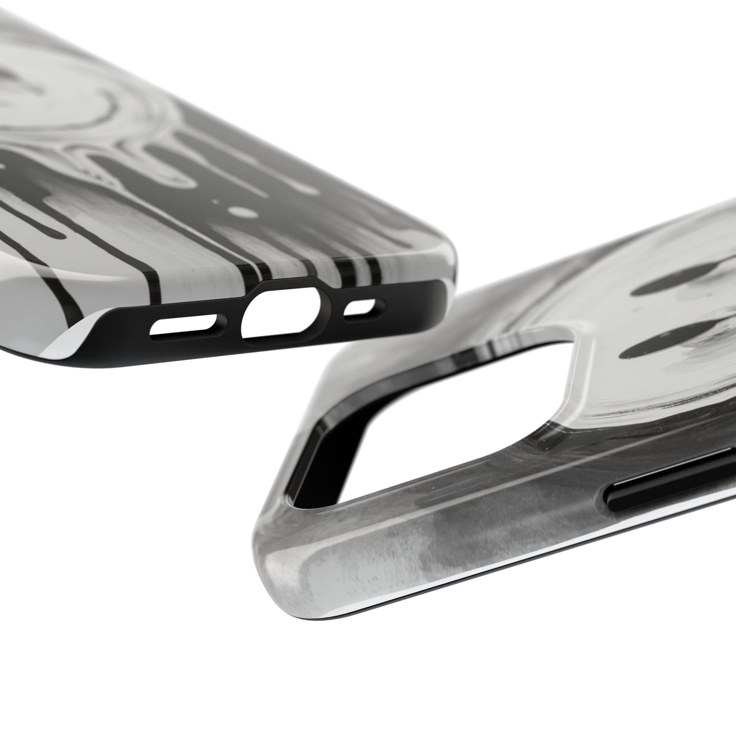 Dripping Smiley Tough Phone Case - Stylish & Durable Protection