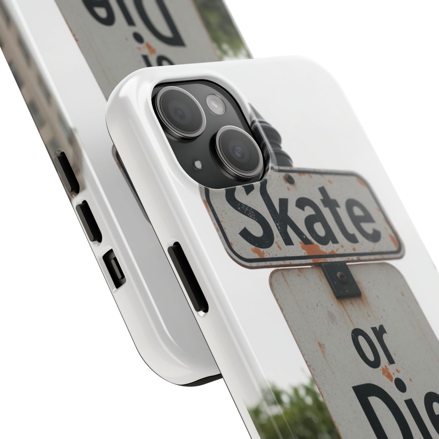 Skate or Die Tough Phone Case - Durable Protection for Skaters