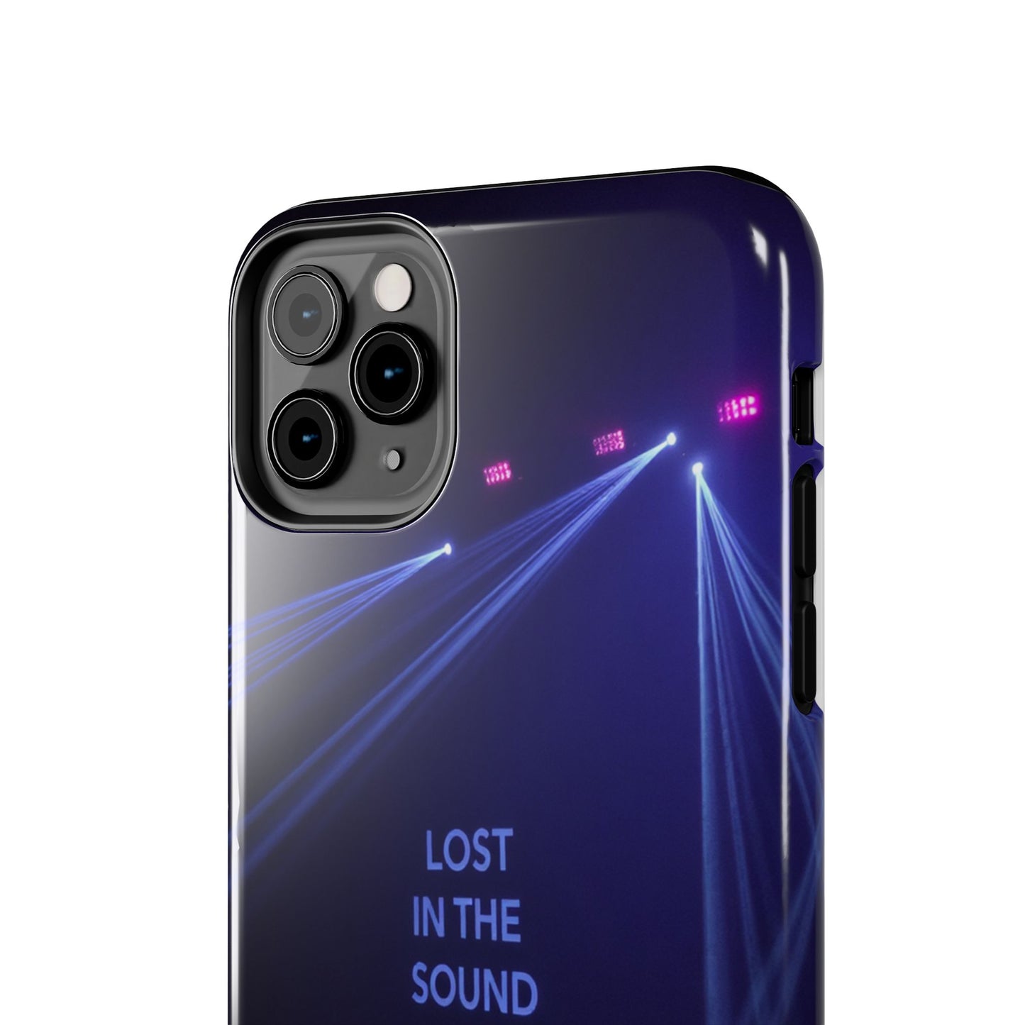 Vibrant Tough Phone Case - 'Lost in the Sound' Design for Music Lovers