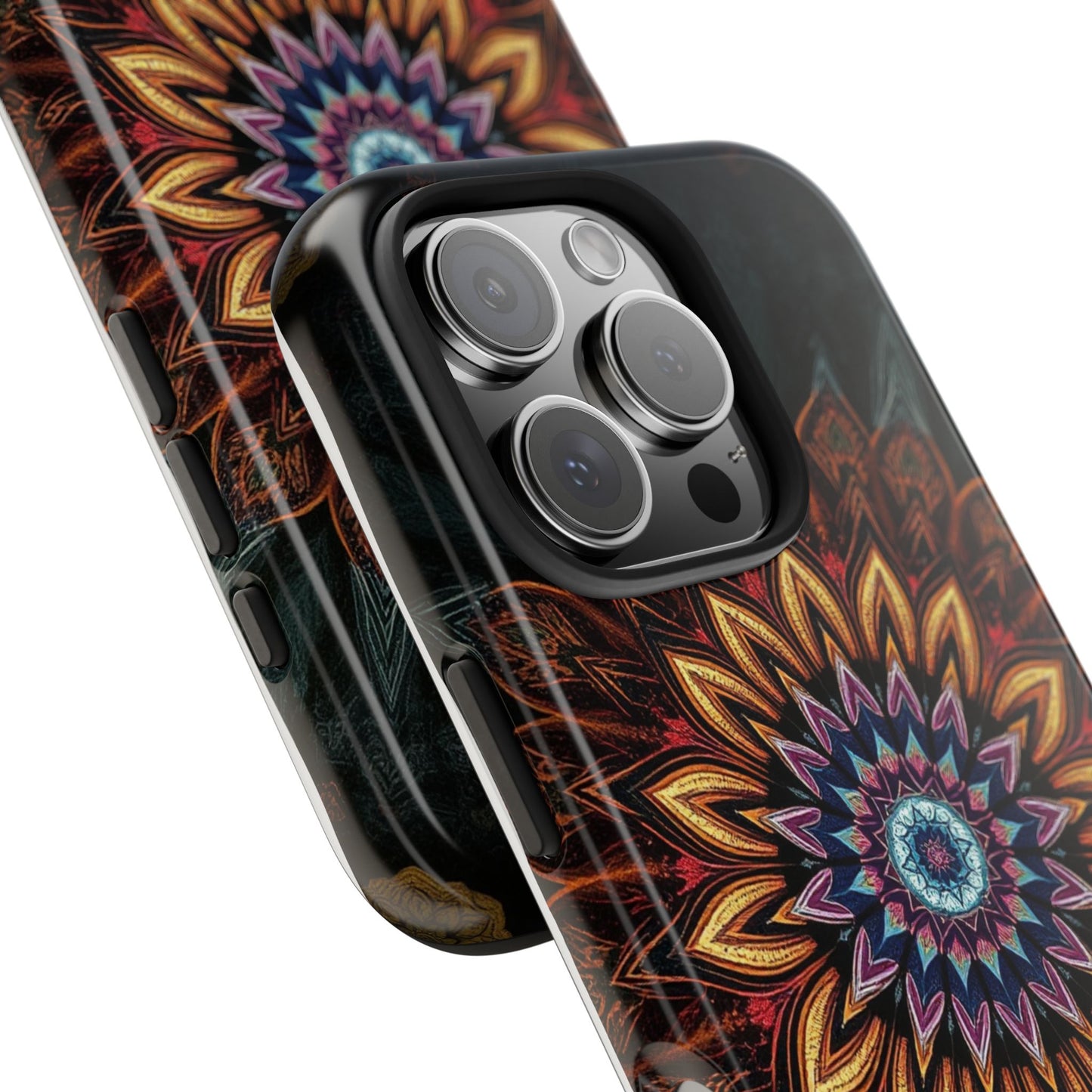 Mystic Mandala Tough Phone Case - Durable Protection with Artistic Design - for iPhone