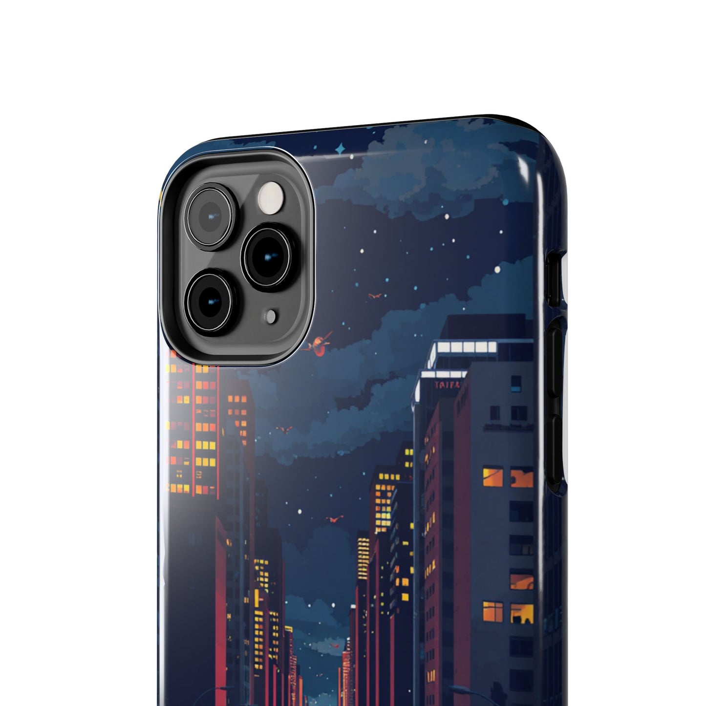 Urban Nightlife Tough Phone Case - Durable & Stylish Protection
