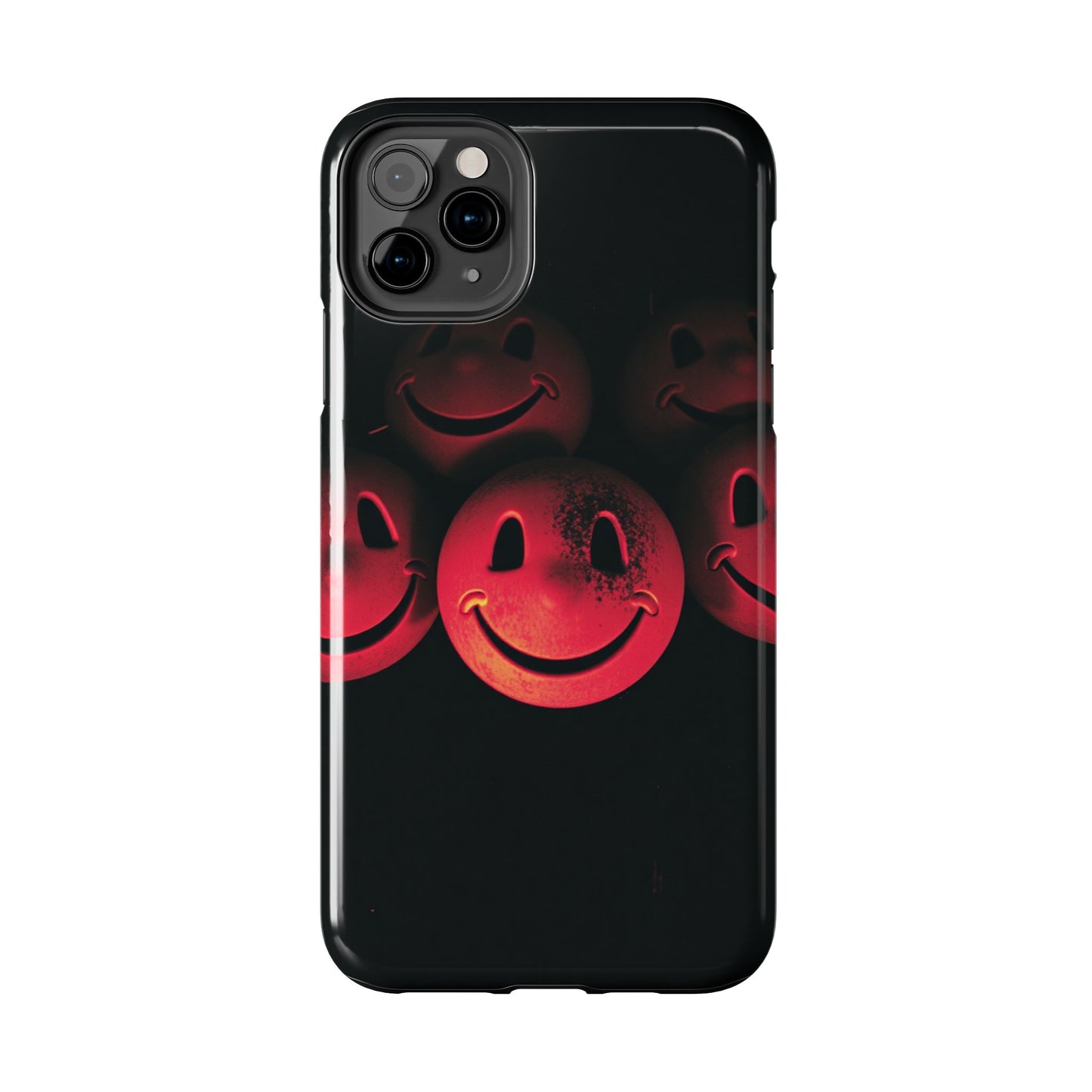 Smiley Face Tough Phone Case - Durable Protection with Fun Design