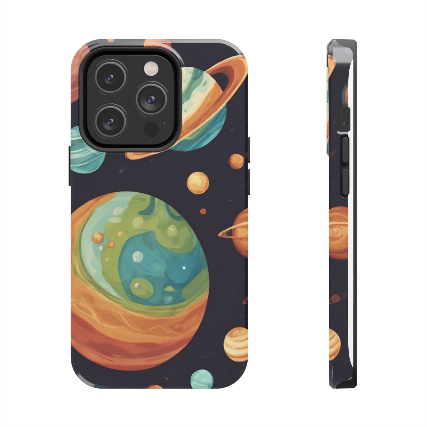 Cosmic Planet Phone Case - Durable Tough Protector for Space Lovers - for iPhone
