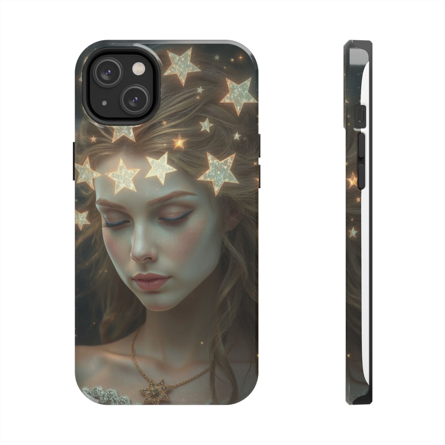 Celestial Dream Tough Phone Case - Artistic Starry Design for Style Enthusiasts