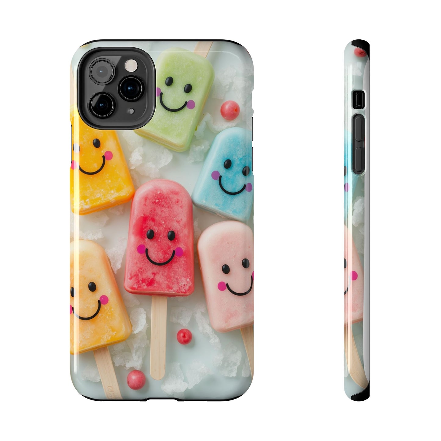 Cute Smile Popsicle Tough Phone Case - Fun Protection for Your Device