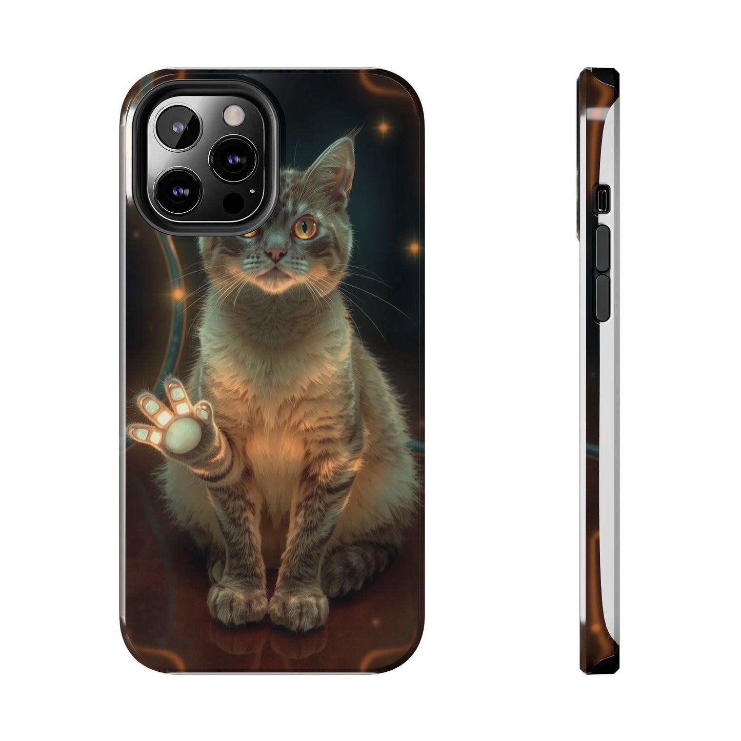 Whimsical Cat Phone Case | Tough Phone Cases for Cat Lovers, Pet Accessories, Gift for Cat Owners, Cute Phone Cover, Personalized Tech