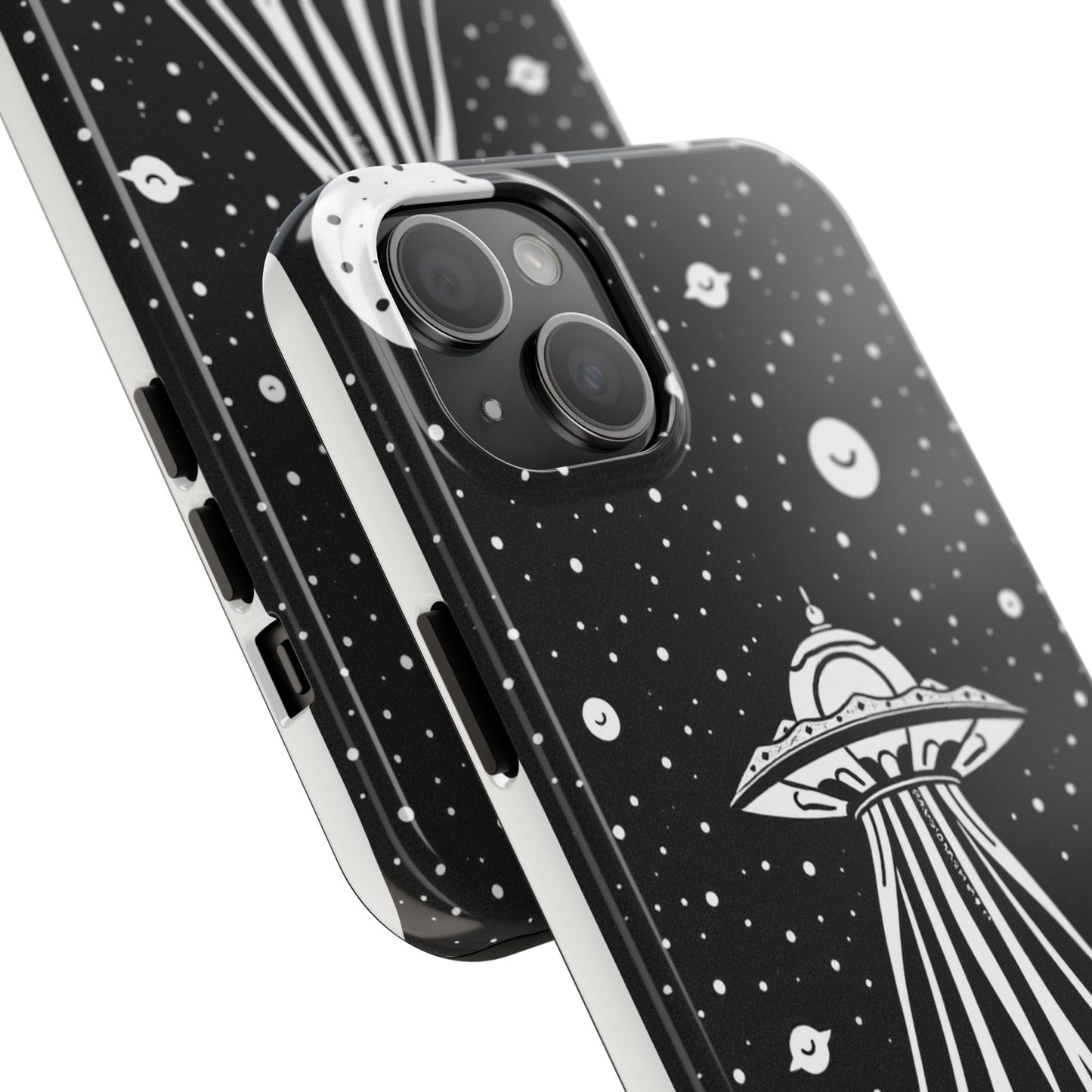 Galaxy UFO Tough Phone Case - Durable Protection with Unique Space Design