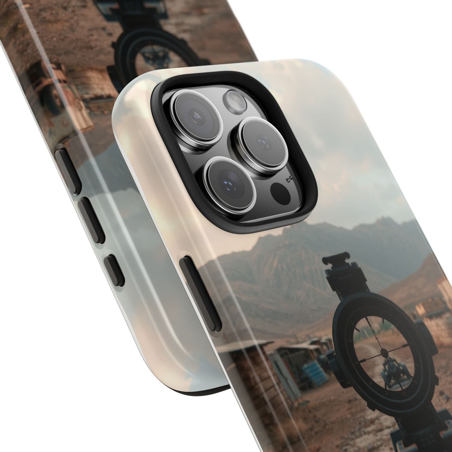Tough Phone Case - Military Inspired Design with Sniper Scope